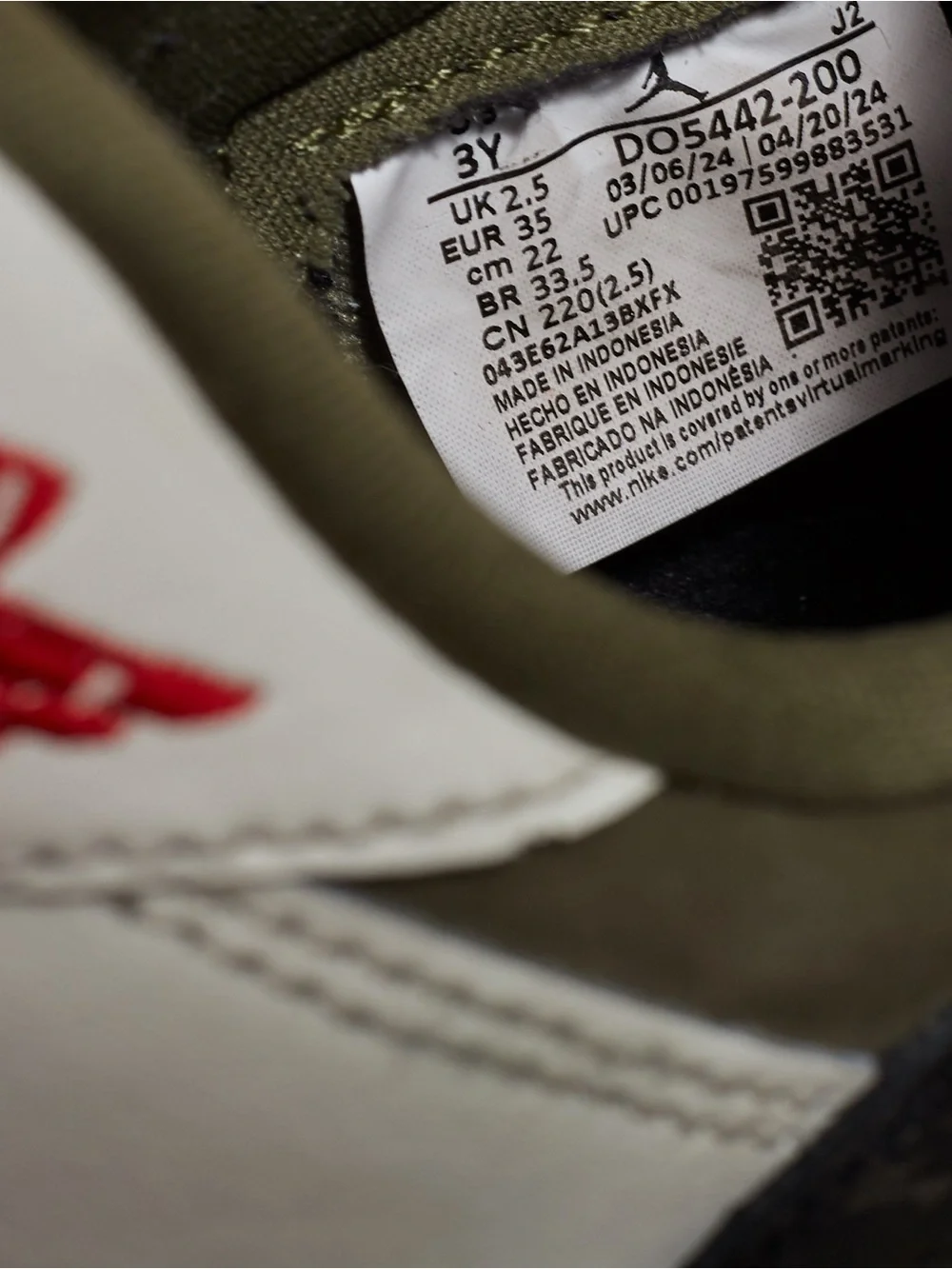 Nike x Travis Scott Air Jordan 1 Retro Low OG SP PS ‘Reverse Olive’